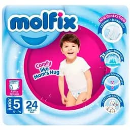 Подгузники Molfix Трусики 5 junior 12-17 кг 24 шт (8690536842636)