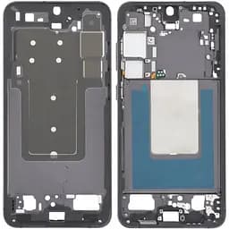 Рамка дисплея Samsung S926 Galaxy S24+ чорна, Onyx Black, оригінал PRC