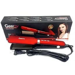 Професійна праска - випрямляч Geemy GM-2820 35 Вт з терморегулятором Червоний