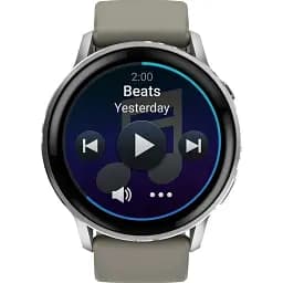Смарт-годинник Garmin Venu 4 45mm Silver with Silver Gray Silicone Band (010-03014-01) [146408] - мініатюра 3