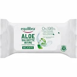 Салфетки для интимной гигиены Equilibra Aloe Intimate Wipes 12 шт.