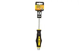 Викрутка ударна шліцева плоска Mastertool SL6 x 100мм HEX 49-6610 - мініатюра 7
