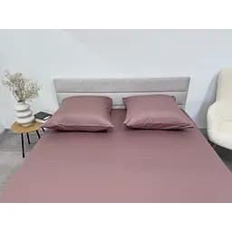 Наволочка Ecotton Stucco сатин 50х70 см 2 шт. коричнева (24743) - мініатюра 4