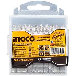 Біти Ingco S2 PH2х25 мм 20 шт. (SDB11PH213)