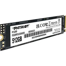 Накопичувач SSD M.2 2280 512GB Patriot (P320P512GM28) - мініатюра 2