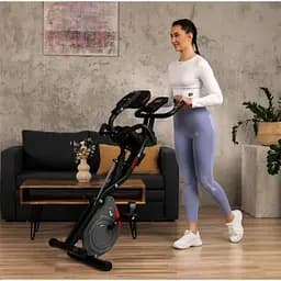 Велотренажер Hop-Sport HS-3030X Apeks X-Bike сірий - мініатюра 11