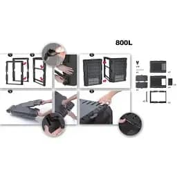 Компостер Prosperplast Module Compogreen 800 л чорний (IKSM800C-S411) - мініатюра 3