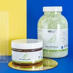 Сіль для ванн Бішофіт Полтавський Citrus 1000 г, магнієві пластівці з ароматом цитруса - мініатюра 4