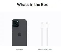 Смартфон Apple iPhone 15 128GB Black (MTP03) [92571] - мініатюра 7