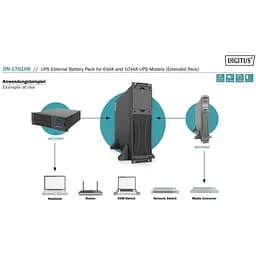Батарейний блок Battery Digitus Module for 6/10kVA UPS - мініатюра 5