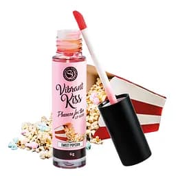 Блиск для губ зі смаком брауні Secret Play Vibrant Kiss з ефектом попкорну 6 г
