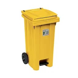 Сміттєвий бак з педаллю Stefanplast Bidone carrellato 120л (25705)