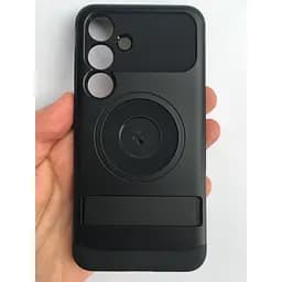 Протиударний з підставкою чохол Spigen Slim Armor MagSafe для Samsung Galaxy S24 (S921) Black ACS07203 Magfit - мініатюра 5