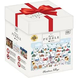 Пазли тришарові Interdruk у квадратній коробці Christmas Magical Night 1000 елементів (376275)