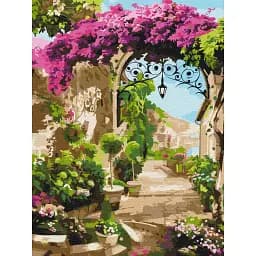 Картина по номерам Brushme Цветочная арка 30x40 см