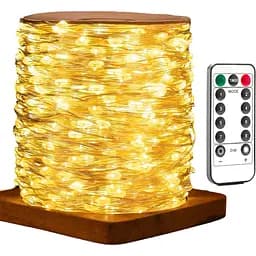 Гірлянда Роса Yalunka_tobi 2000 LED тепле біле світло, зелений дріт 200 м