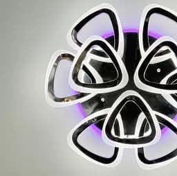 Светодиона LED люстра на 6+3 рожка треугольной формы | Ст. A 2502/6+3 RGB CH | Line F