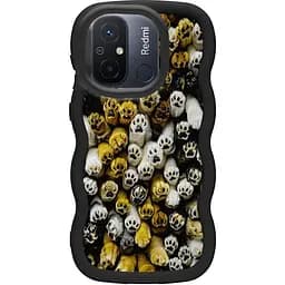 Чохол TPU Cloudy Pictures для Xiaomi Redmi 12C / Poco C55 Paws