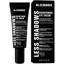 Крем для висвітлення шкіри навколо очей Mr.Scrubber Less Shadows Brightening Eye Cream від темних кіл і зморщок 15 мл