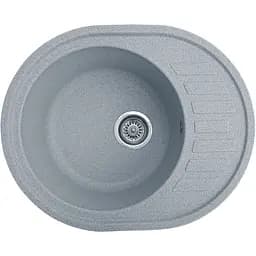 Гранітна кухонна мийка Romzha Elegancia 62 Seda (602) з крилом