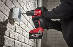 Шурупокрут-дриль акумуляторний Milwaukee М18 BLPDRC-422С 18В 1х2 А/год 1х4 А/год 60 Нм 500 1700 об/хв ЗП M12-18C кейс 1.5 кг - мініатюра 2