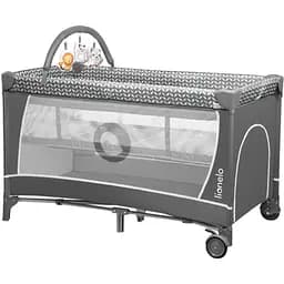 Манеж Lionelo Flower Grey Scandi, сірий (LO-FLOWER GREY SCANDI)