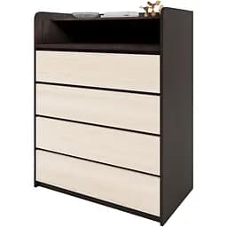 Комод пеленальный Эверест 80х45х101 см телескопы венге/дуб молочный (EVR-2448)