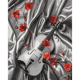 Картина по номерам Brushme Шелковая симфония 40x50 см