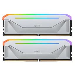 Модуль пам'ятi DDR5 2x16GB/6000 Apacer NOX RGB Silver (AH5U32G60C622NWAA-2)