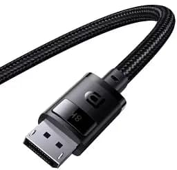 Кабель Baseus High Definition Series DP 8K to DP 8K Adapter Cable 2m B00633706111-02 Black - мініатюра 5