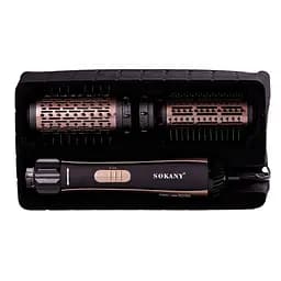 Фен-стайлер для волосся Sokany SD-903 з двома насадками, чорний з бронзою Sokany SD903 - мініатюра 6