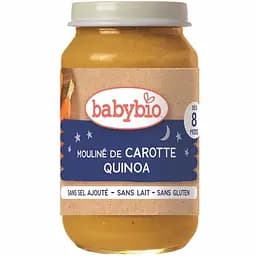 Органічне пюре Babybio з овочів та кіноа, 200 гр