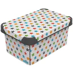Коробка Qutu Style Box Colored Stars 5 л 28.5х19х13.5 см (TYLE BOX с/к COLORED STARS 5л.)