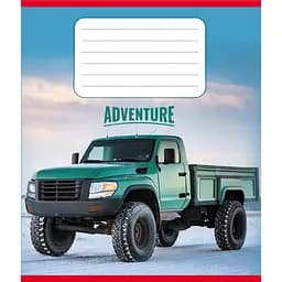 Тетрадь ученическая "Пикап" Leader 024-560060L-1 в линию, 24 листа