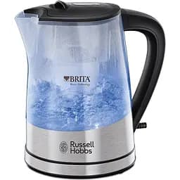 Електрочайник Russell HobbsPurity 1 л скло з фільтром Brita сріблясто-чорний kuh0015298
