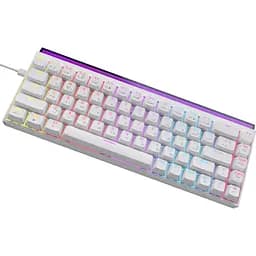 Клавіатура Ajazz NK68 Red Switch White USB-C (NK68-R-S-W) - мініатюра 4