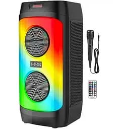 Портативная караоке колонка ZQS-4246 аккумуляторная музыкальная колонка FM-радио 30 Вт