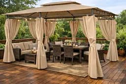 Павільйон садовий Garden Line Orion Beige