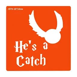 Трафарет для біо-тату Гаррі Поттер Fresh Tattoo r075-15*15см, розмір 15х15см