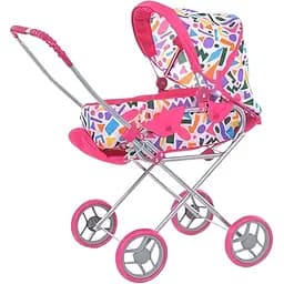 Детская коляска Melogo 9391 поливинилхлорид 48.5x36x49 см розовая