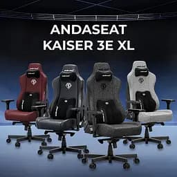 Крісло для геймерів Anda Seat Kaiser 3E XL Black (AD23YC-XL-08-B-PV/C-B01) - мініатюра 8