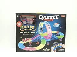 Трек на р/у 132 свет, звук, длина трассы 348 см, в коробке (6973686060252)