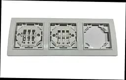Рамка 3-а горизонтальна белая COMFORT ТМ LUMANO