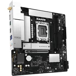 AsRock B860M ROCK WIFI (1851/B860, 2*DDR5, 2*PCIex16, HDMI/DP, 4xSATA, 2xM.2, 2.5Glan, 7.1ch, mATX) - мініатюра 2