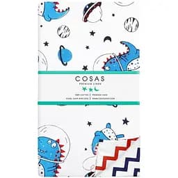 Підковдра Cosas Space Dino полуторна 155х215 см (DinoSpace_zig_155q)