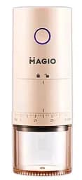Аккумуляторная кофемолка для дома Magio MG-199 Li‑ion 1500мАч жерновой измельчитель кофейных зерен 25г Бежевый