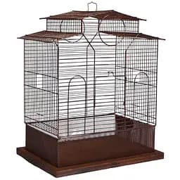 Клетка для птиц Лорі Loft Ирэна, 43х31х53 см, коричневая (К102)