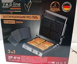 Багатофункціональний гриль Zepline ZP-810 3в1 пласка поверхня 3500 Вт - мініатюра 10