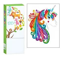 Дитячий набір для творчості Алмазна мозаїка "Єдиноріг" Bambi ST001