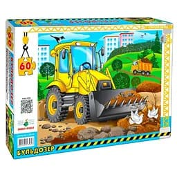 Пазлы Энергия+ Бульдозер, 60 элементов